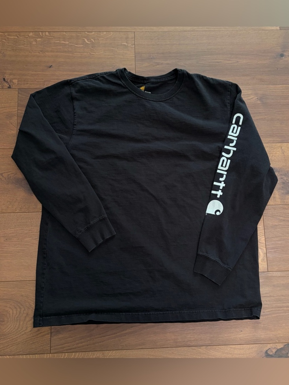 Mens Carhartt Black Long-Sleeve Tee